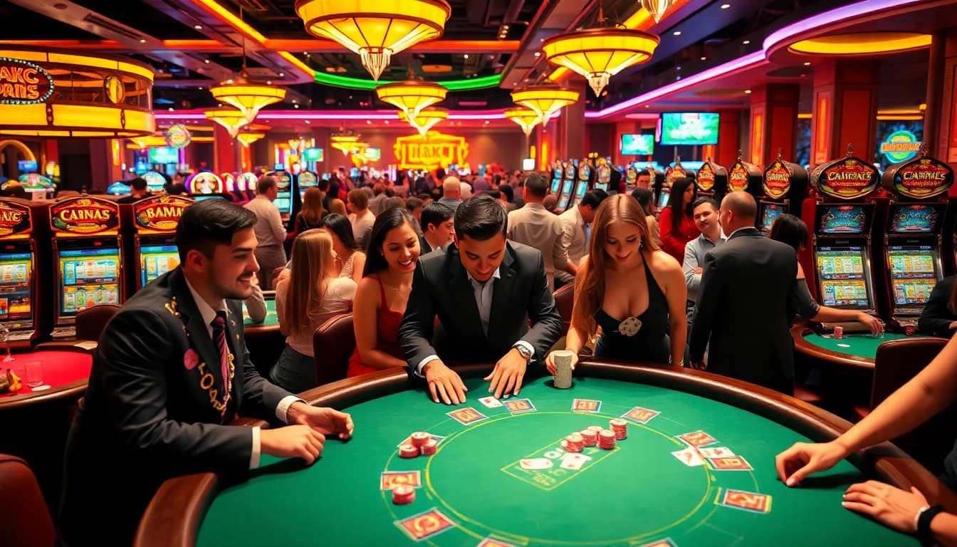 Experience the excitement of the geekthc casino with dynamic gaming tables and thrilling atmosphere.