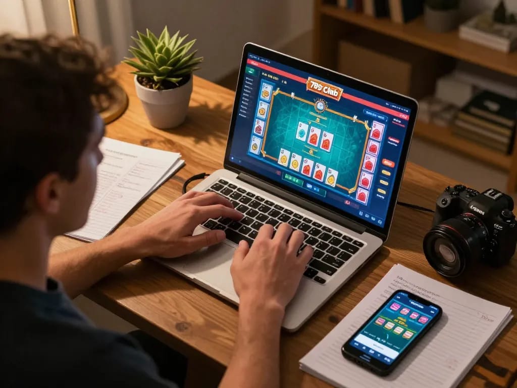 Player engaged in a thrilling game on 789 club, showcasing immersive online gambling experience.