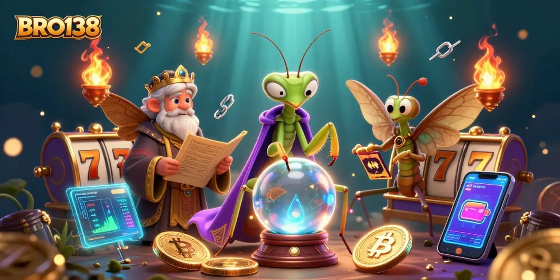 Spin the reels at BRO138 for top slot games and crypto prizes in a vibrant casino scene.