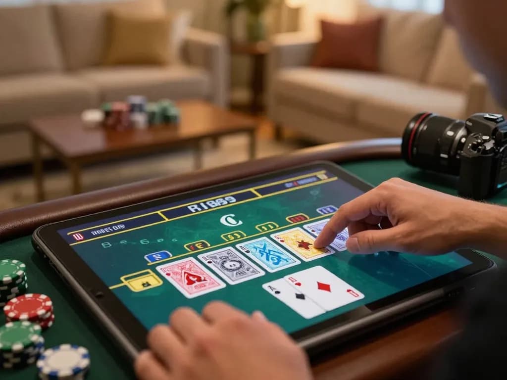 Experience exciting blackjack gameplay on bj886 through a cozy online gaming session.