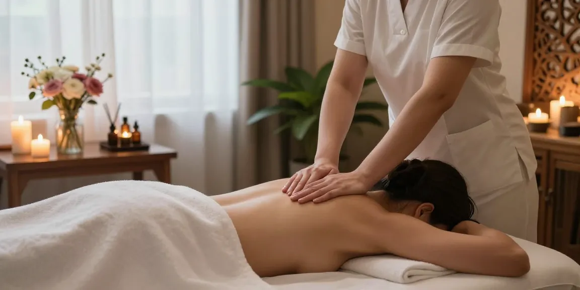 Swedish massage at makangs.com with peaceful therapist and serene spa environment