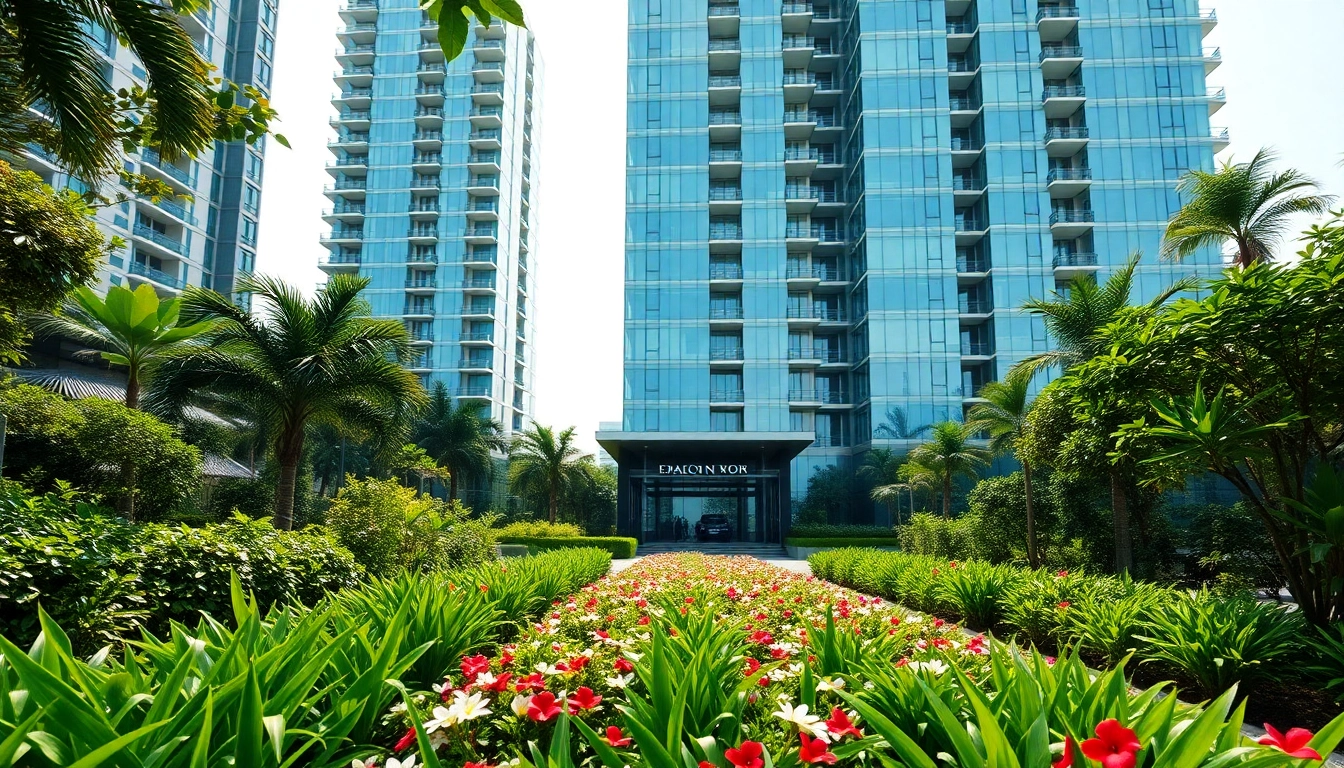 Showcasing the luxurious design of tampines st 95 ec residential development amidst lush greenery.