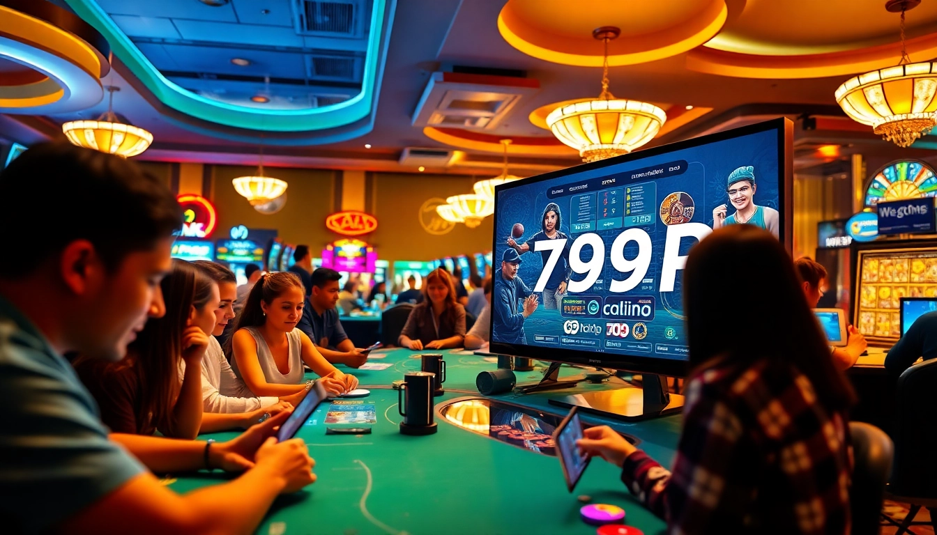 Players enjoying diverse casino experiences at 789P online platform, highlighting https://789p.direct/ for gaming.